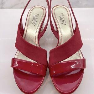 Franco Sarto Red sling back leather Shoes